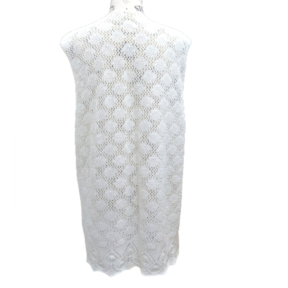 Boho women's crochet vest size M - Picture 2 of 6